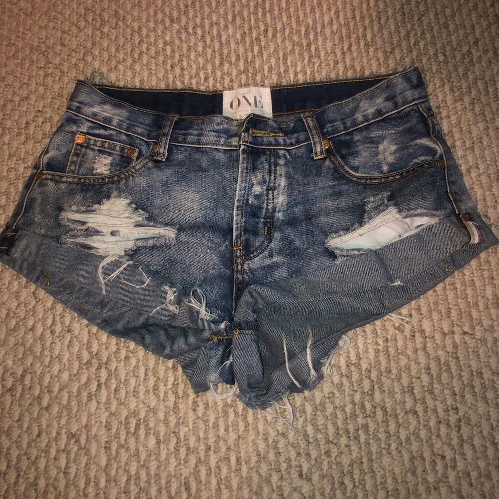 One Teaspoon Bandit Jean Shorts